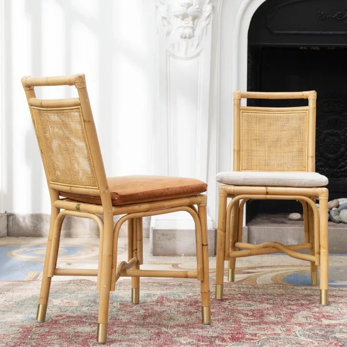 Chaise RIVIERA – Charme rétro et raffinement naturel - KOK MAISON - La Maison Milanaise459RIVIERA - 2Vert Impérial