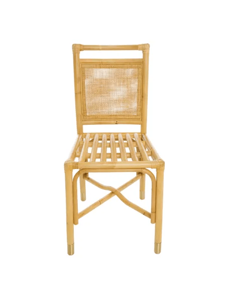 Chaise RIVIERA – Charme rétro et raffinement naturel - KOK MAISON - La Maison Milanaise459RIVIERA - 1Rose Beige