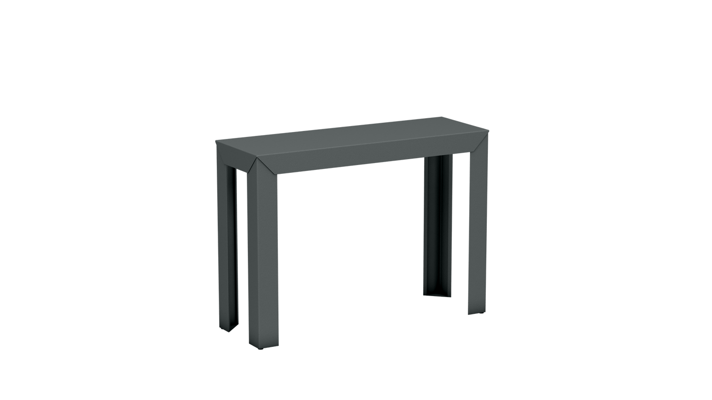 Console rectangulaire en aluminium 103cm Zef - MATIERE GRISE - La Maison MilanaiseOrage 221Droits