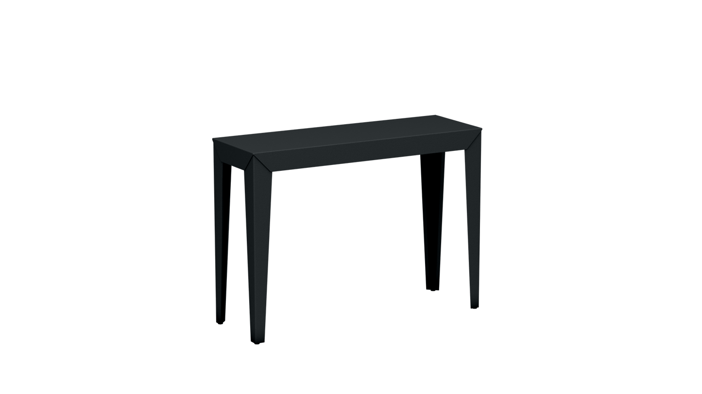 Console rectangulaire en aluminium 103cm Zef - MATIERE GRISE - La Maison MilanaiseAnthracite 222Fuselés