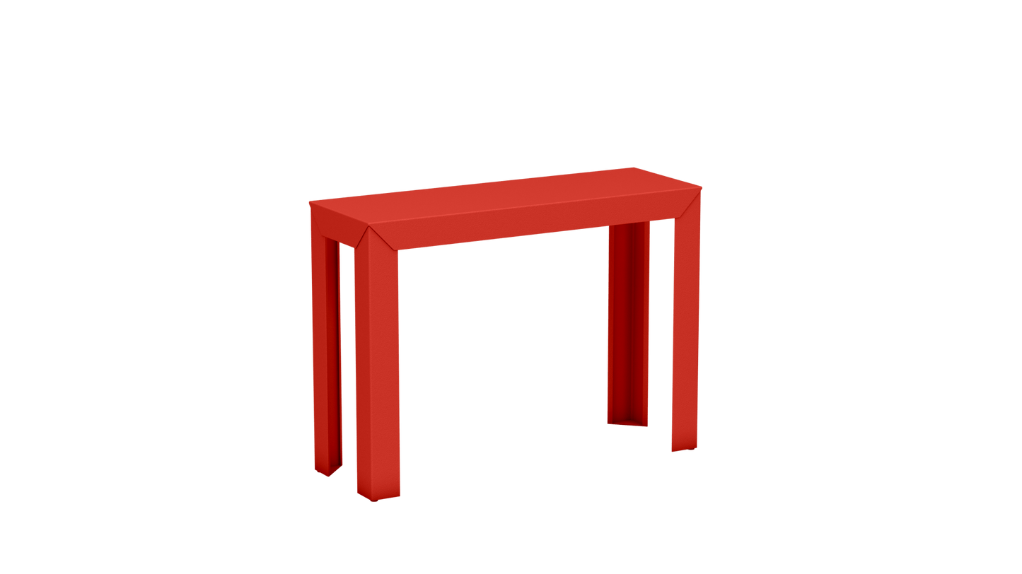Console rectangulaire en aluminium 103cm Zef - MATIERE GRISE - La Maison MilanaisePêche 143Droits