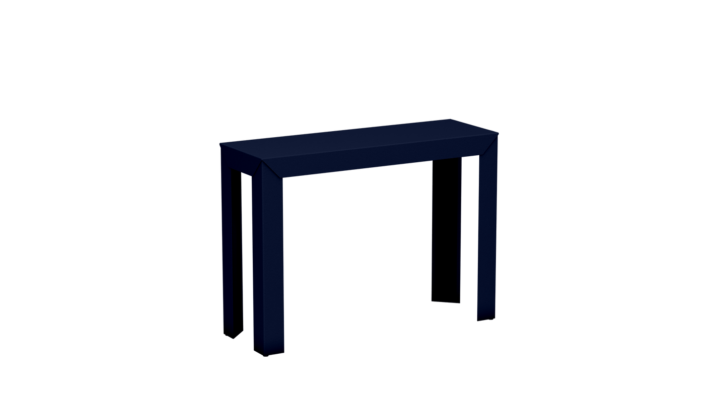 Console rectangulaire en aluminium 103cm Zef - MATIERE GRISE - La Maison MilanaiseNuit 114Droits