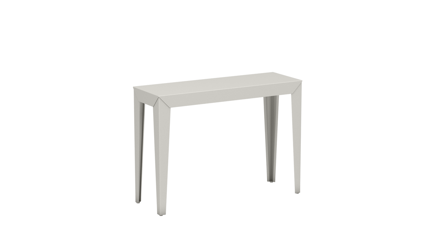 Console rectangulaire en aluminium 103cm Zef - MATIERE GRISE - La Maison MilanaiseCraie 023Fuselés