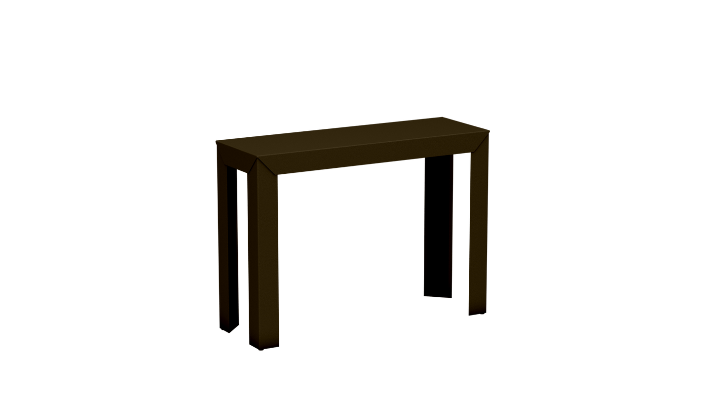 Console rectangulaire en aluminium 103cm Zef - MATIERE GRISE - La Maison MilanaiseBronze 181Droits