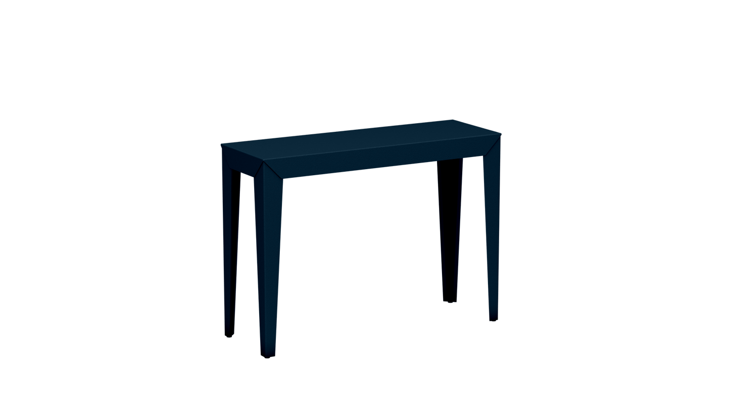 Console rectangulaire en aluminium 103cm Zef - MATIERE GRISE - La Maison MilanaiseDenim 007Fuselés