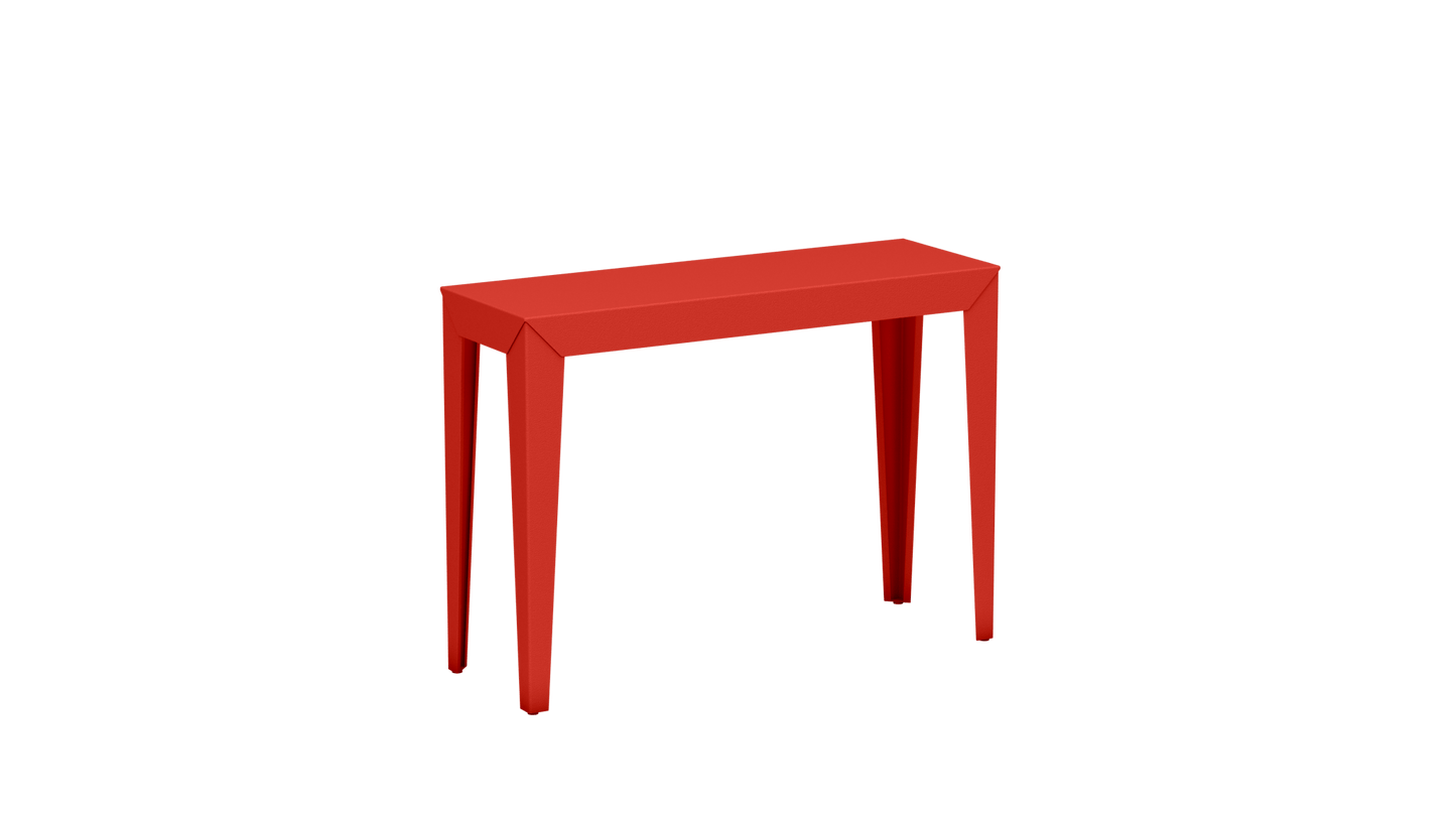 Console rectangulaire en aluminium 103cm Zef - MATIERE GRISE - La Maison MilanaisePêche 143Fuselés