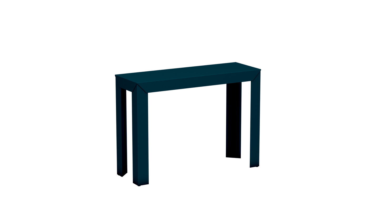 Console rectangulaire en aluminium 103cm Zef - MATIERE GRISE - La Maison MilanaiseCanard 115Droits