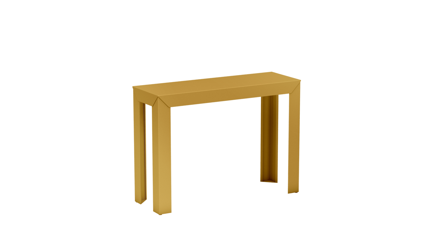 Console rectangulaire en aluminium 103cm Zef - MATIERE GRISE - La Maison MilanaiseLaiton 230Droits