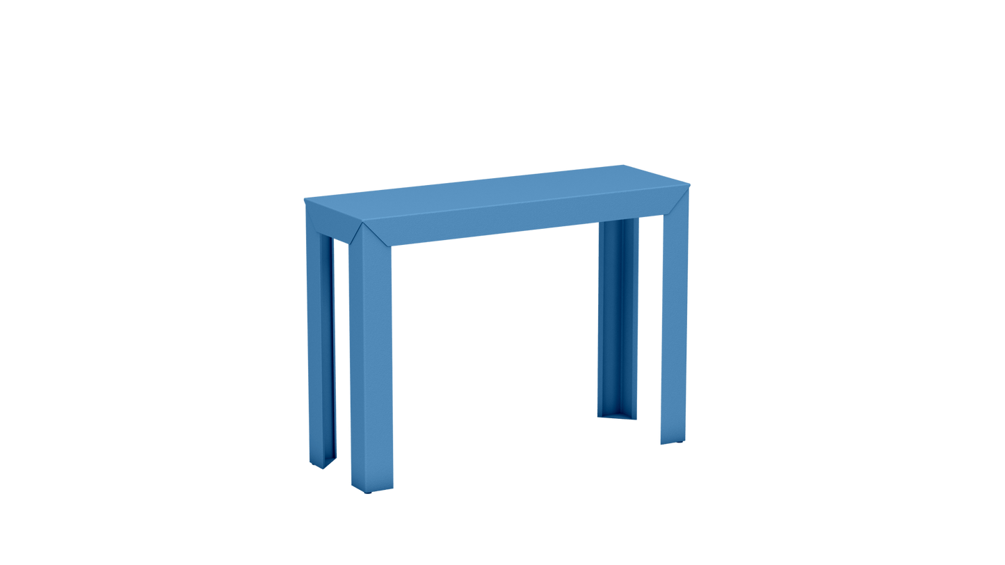 Console rectangulaire en aluminium 103cm Zef - MATIERE GRISE - La Maison MilanaiseAzur 111Droits