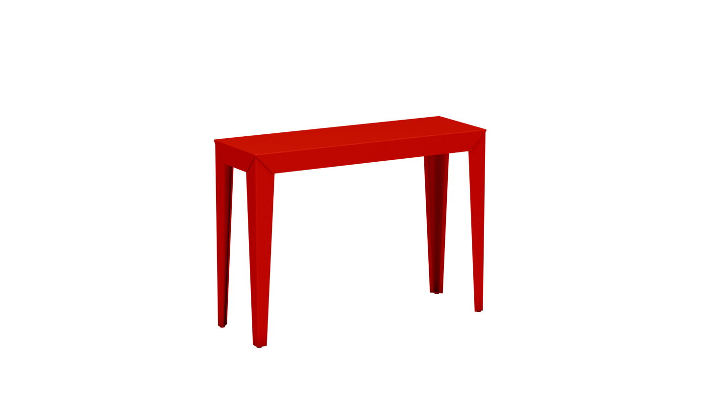 Console rectangulaire en aluminium 103cm Zef - MATIERE GRISE - La Maison MilanaiseCorail 032Fuselés