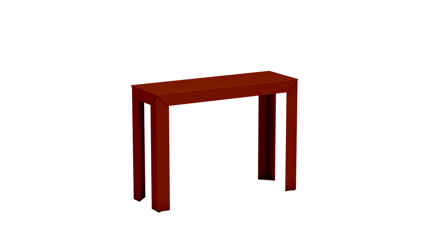 Console rectangulaire en aluminium 103cm Zef - MATIERE GRISE - La Maison MilanaiseTerracotta 142Droits