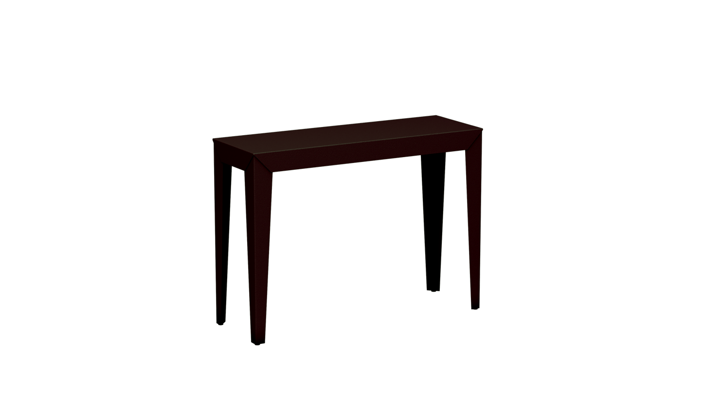 Console rectangulaire en aluminium 103cm Zef - MATIERE GRISE - La Maison MilanaiseViolet de Mars 171Fuselés