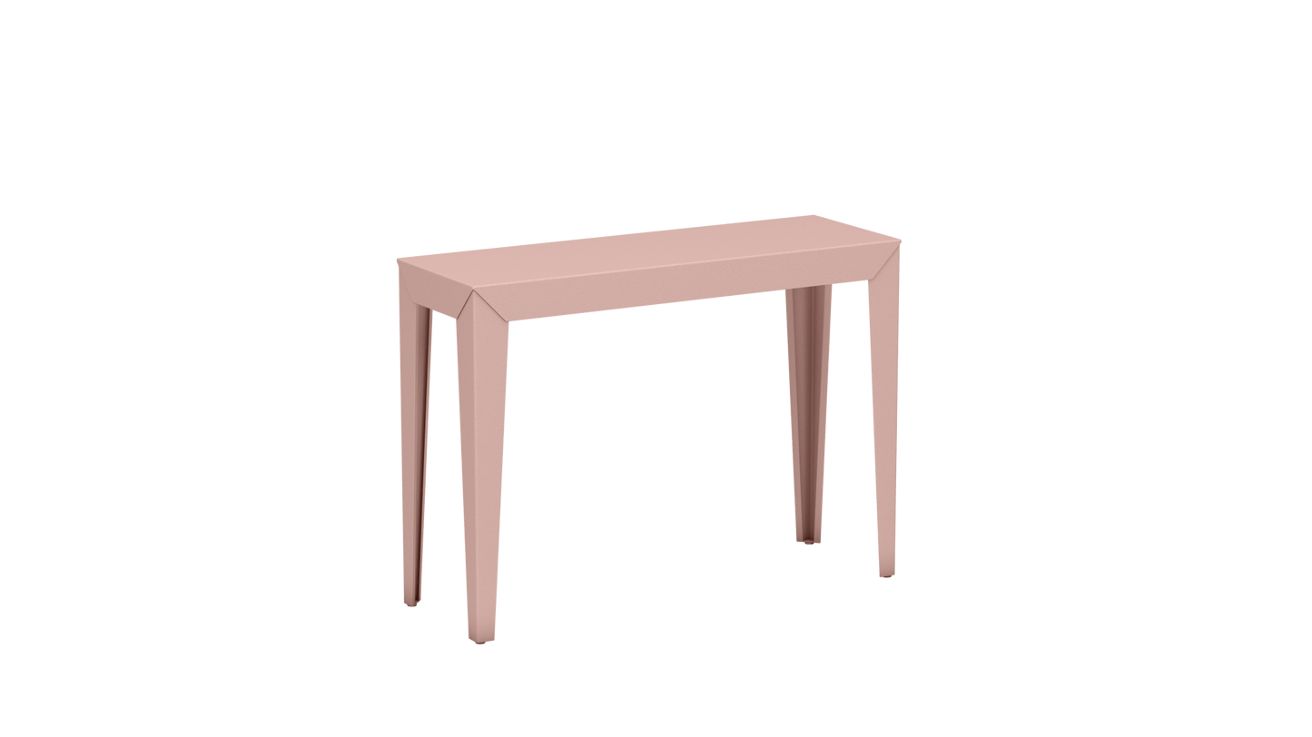 Console rectangulaire en aluminium 103cm Zef - MATIERE GRISE - La Maison MilanaiseBaby pink 162Fuselés