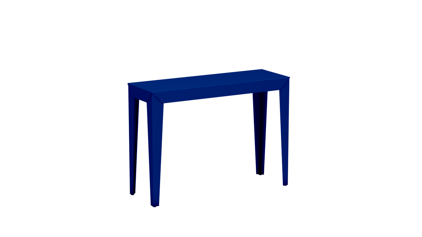 Console rectangulaire en aluminium 103cm Zef - MATIERE GRISE - La Maison MilanaiseBleu pur 112Fuselés