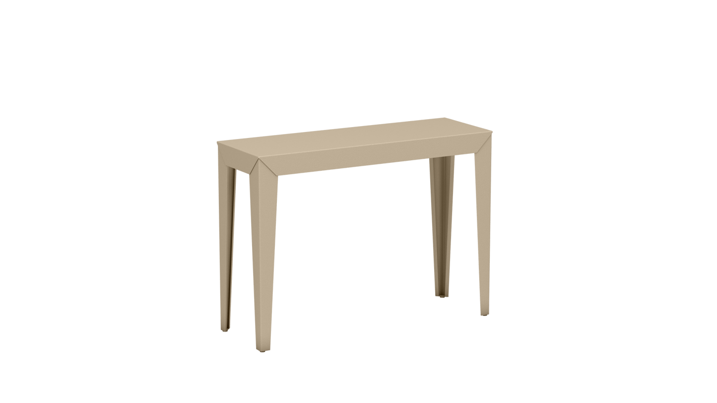 Console rectangulaire en aluminium 103cm Zef - MATIERE GRISE - La Maison MilanaiseCrème 190Fuselés