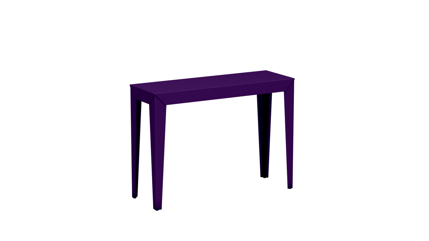 Console rectangulaire en aluminium 103cm Zef - MATIERE GRISE - La Maison MilanaiseUltra Violet 172Fuselés