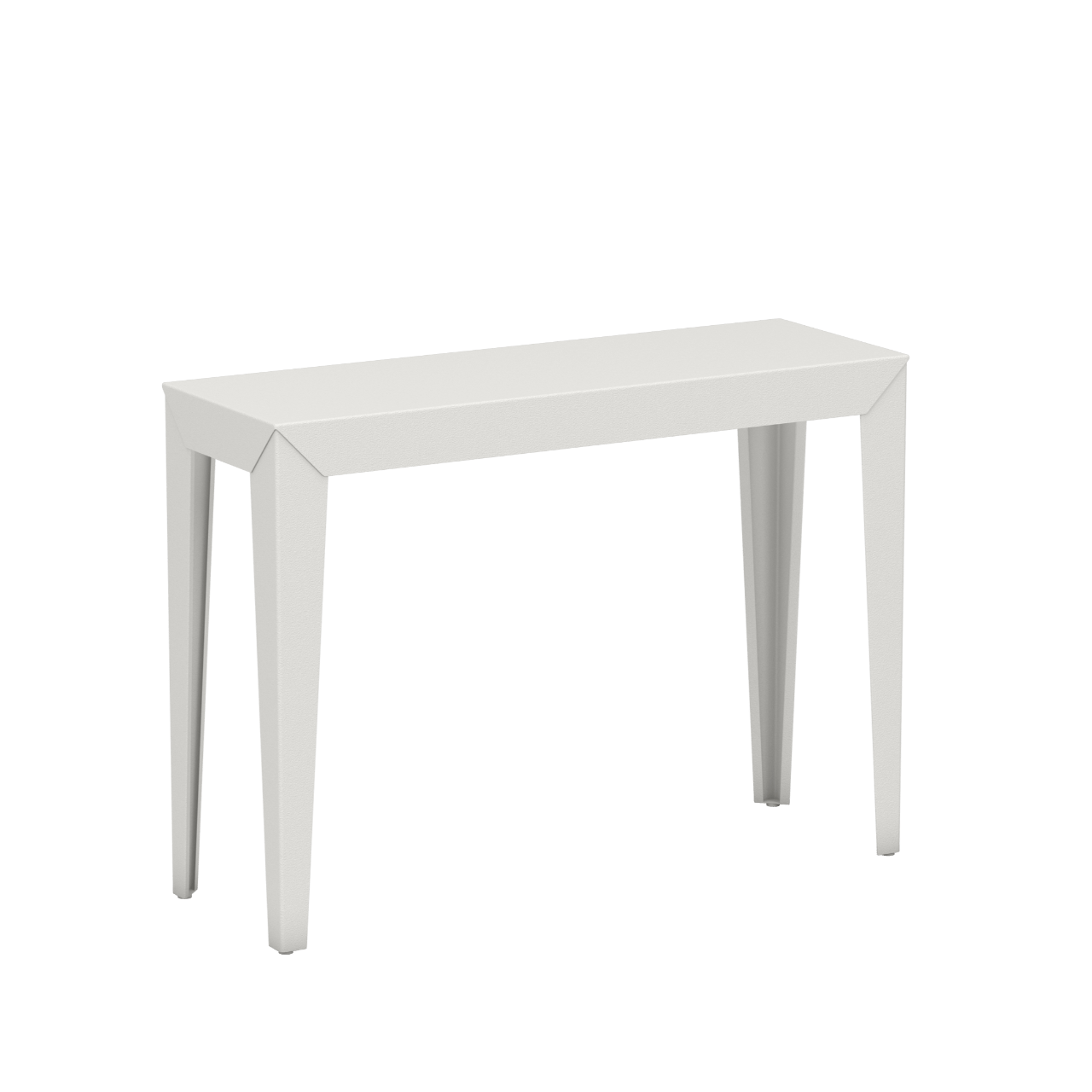 Console rectangulaire en aluminium 103cm Zef - MATIERE GRISE - La Maison MilanaiseBlanc 001Fuselés