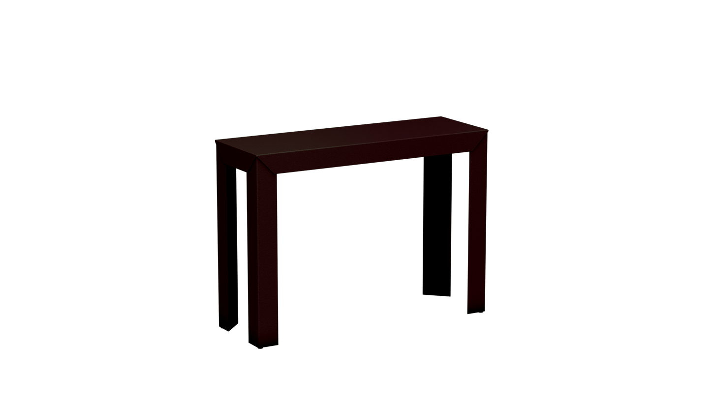 Console rectangulaire en aluminium 103cm Zef - MATIERE GRISE - La Maison MilanaiseViolet de Mars 171Droits