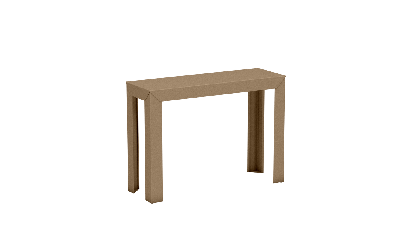 Console rectangulaire en aluminium 103cm Zef - MATIERE GRISE - La Maison MilanaiseSable 018Droits