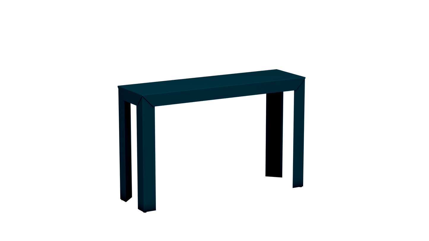Console rectangulaire en aluminium 120cm Zef - MATIERE GRISE - La Maison MilanaiseCanard 115Droits
