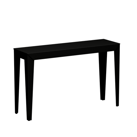 Console rectangulaire en aluminium 120cm Zef - MATIERE GRISE - La Maison MilanaiseNoir mat 031Fuselés