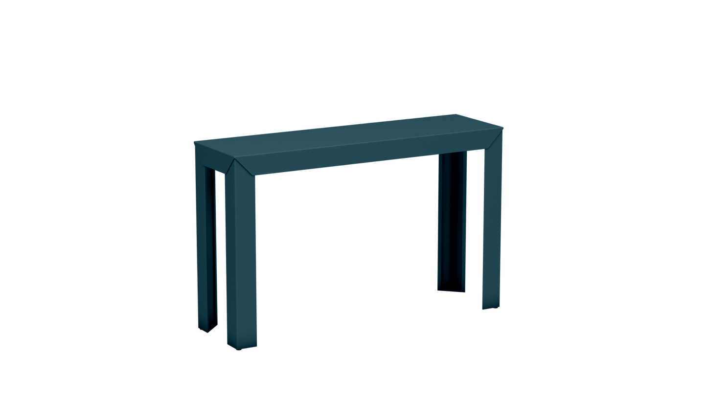 Console rectangulaire en aluminium 120cm Zef - MATIERE GRISE - La Maison MilanaiseHoule 116Droits