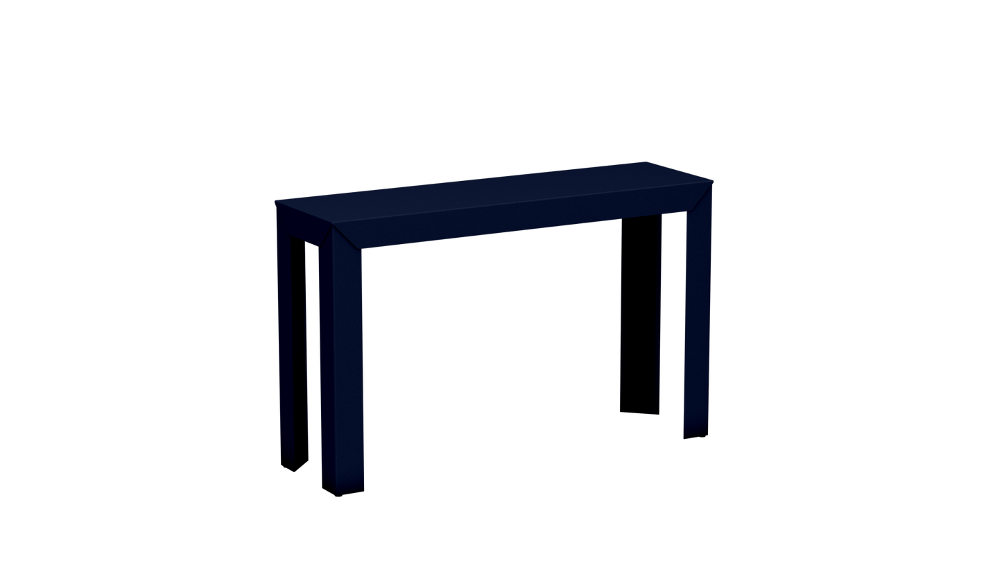 Console rectangulaire en aluminium 120cm Zef - MATIERE GRISE - La Maison MilanaiseNuit 114Droits