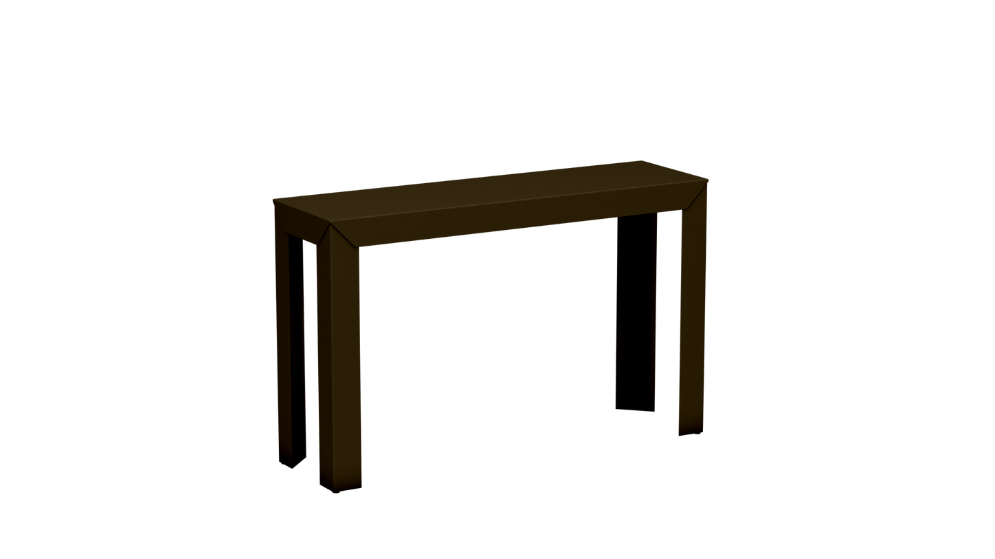 Console rectangulaire en aluminium 120cm Zef - MATIERE GRISE - La Maison MilanaiseBronze 181Droits