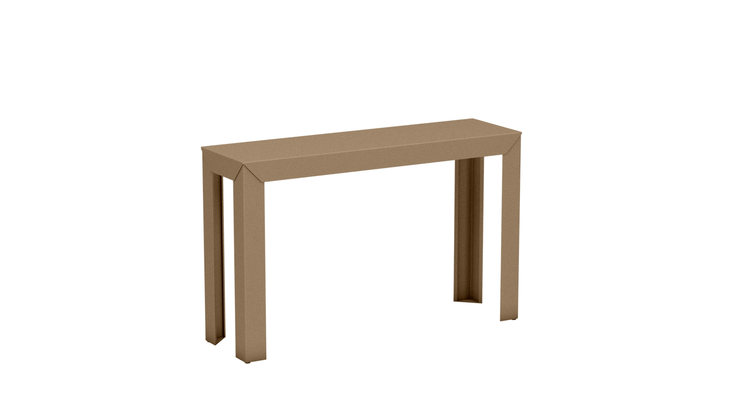 Console rectangulaire en aluminium 120cm Zef - MATIERE GRISE - La Maison MilanaiseSable 018Droits