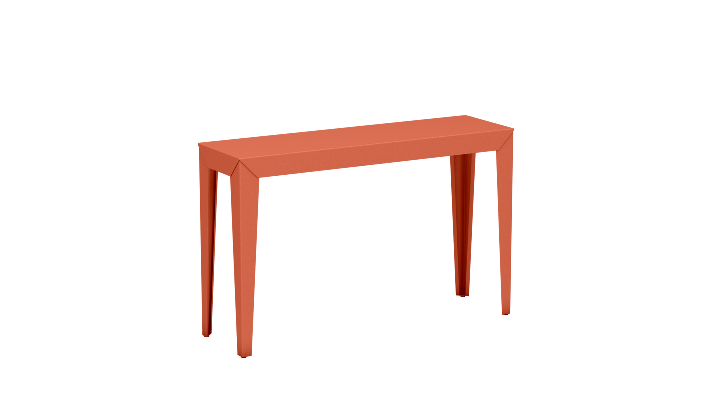 Console rectangulaire en aluminium 120cm Zef - MATIERE GRISE - La Maison MilanaiseOrange givré 144Fuselés