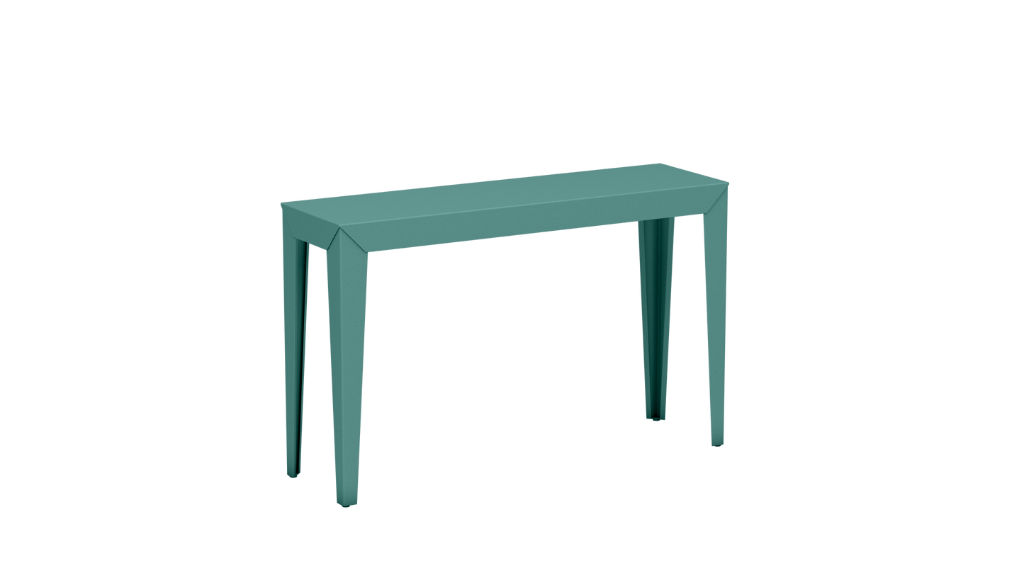 Console rectangulaire en aluminium 120cm Zef - MATIERE GRISE - La Maison MilanaiseCeladon 006Fuselés