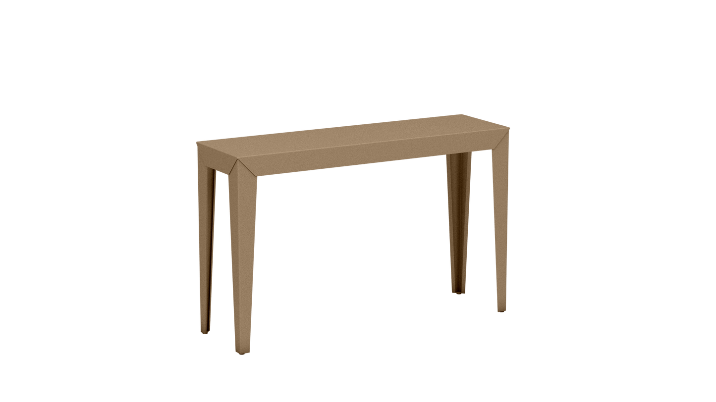 Console rectangulaire en aluminium 120cm Zef - MATIERE GRISE - La Maison MilanaiseSable 018Fuselés