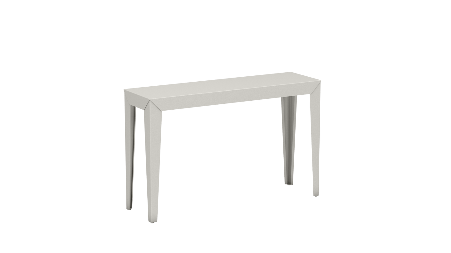 Console rectangulaire en aluminium 120cm Zef - MATIERE GRISE - La Maison MilanaiseCraie 023Fuselés