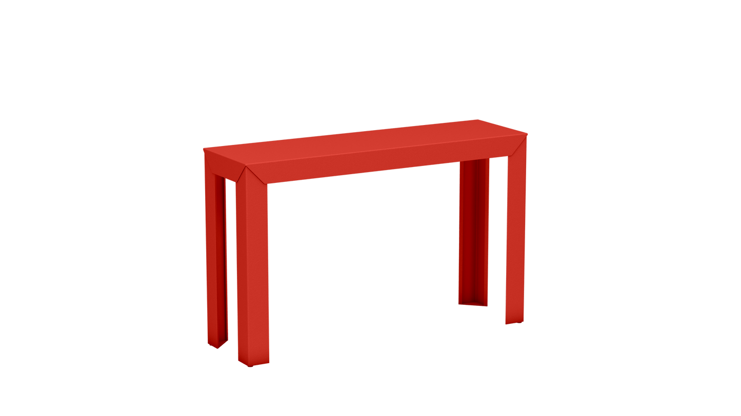 Console rectangulaire en aluminium 120cm Zef - MATIERE GRISE - La Maison MilanaisePêche 143Droits