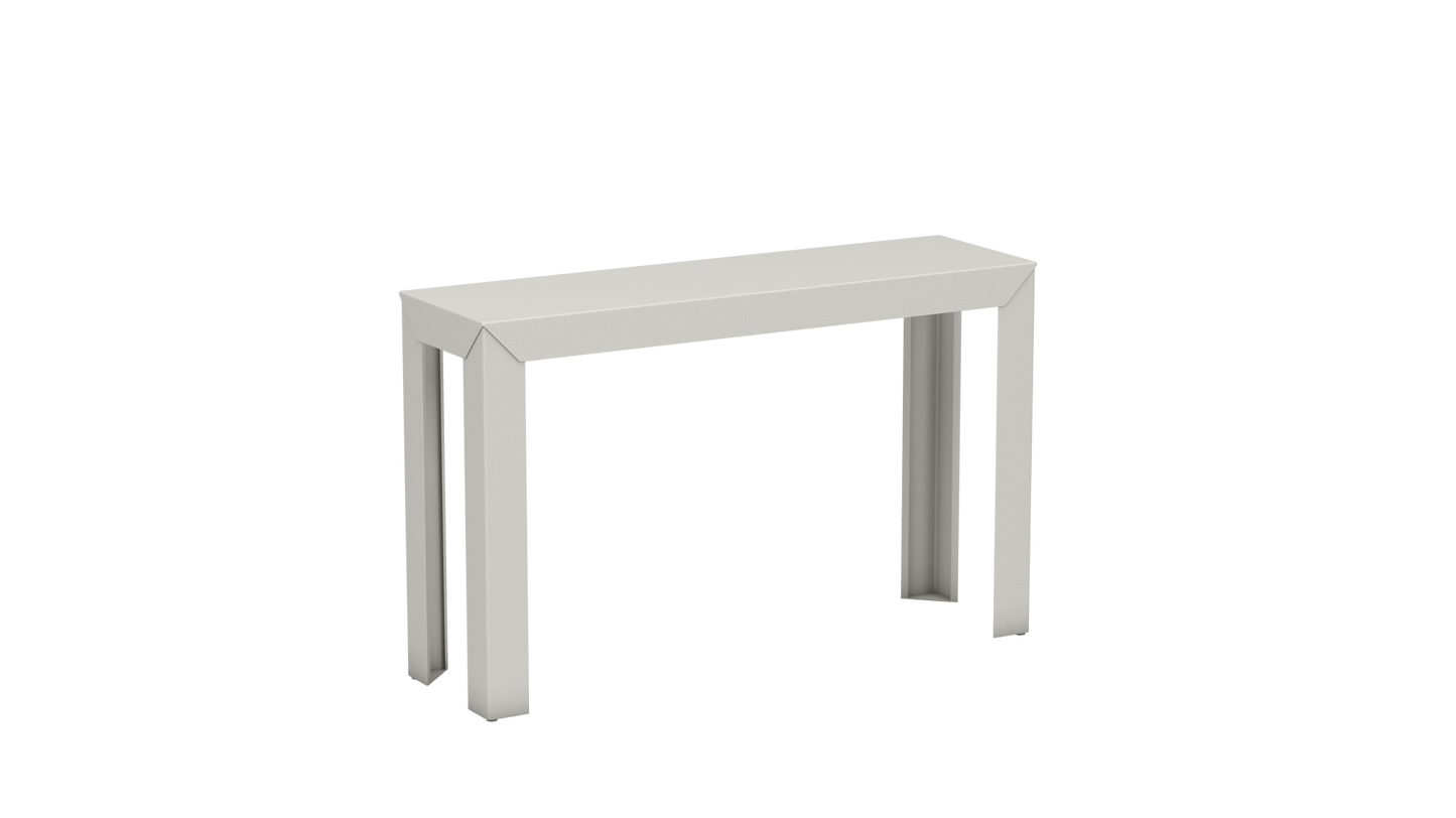 Console rectangulaire en aluminium 120cm Zef - MATIERE GRISE - La Maison MilanaiseCraie 023Droits