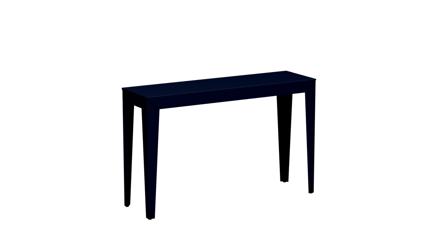Console rectangulaire en aluminium 120cm Zef - MATIERE GRISE - La Maison MilanaiseNuit 114Fuselés