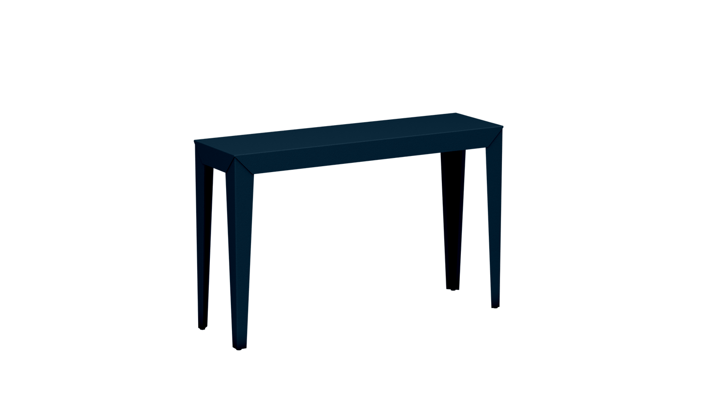 Console rectangulaire en aluminium 120cm Zef - MATIERE GRISE - La Maison MilanaiseDenim 007Fuselés