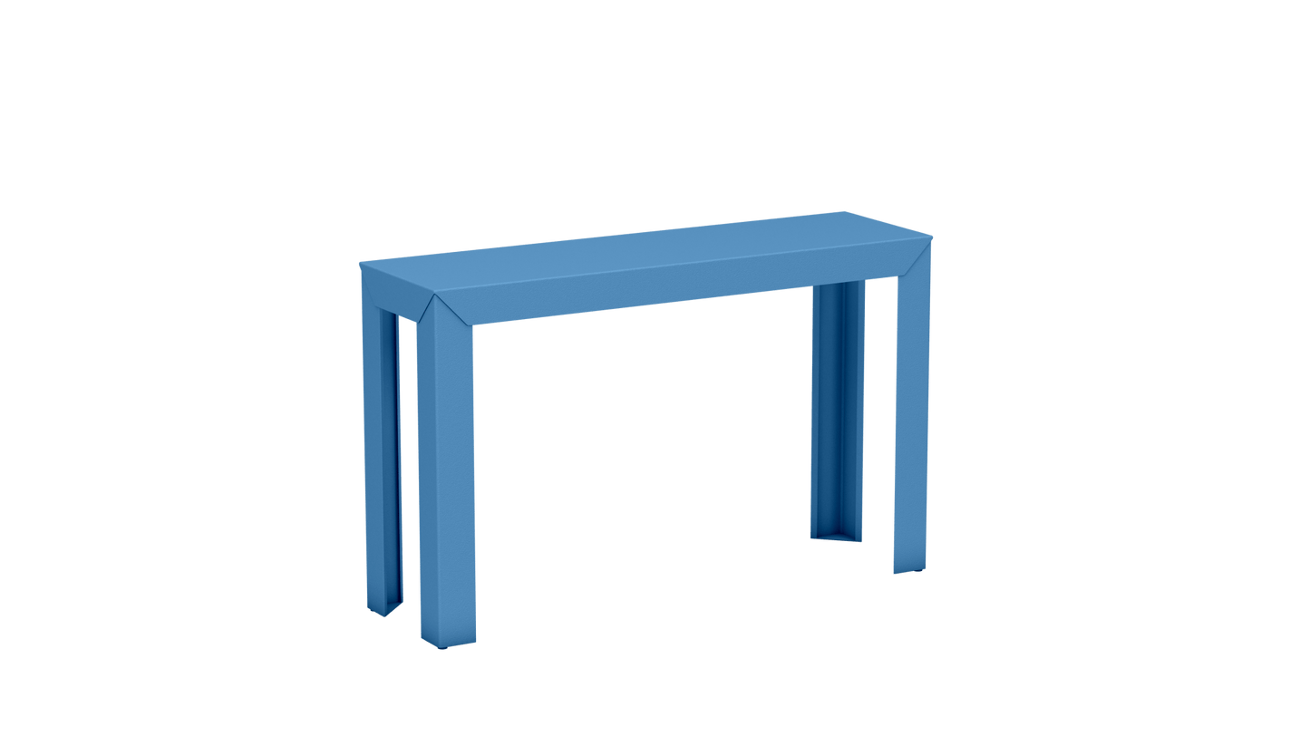Console rectangulaire en aluminium 120cm Zef - MATIERE GRISE - La Maison MilanaiseAzur 111Droits