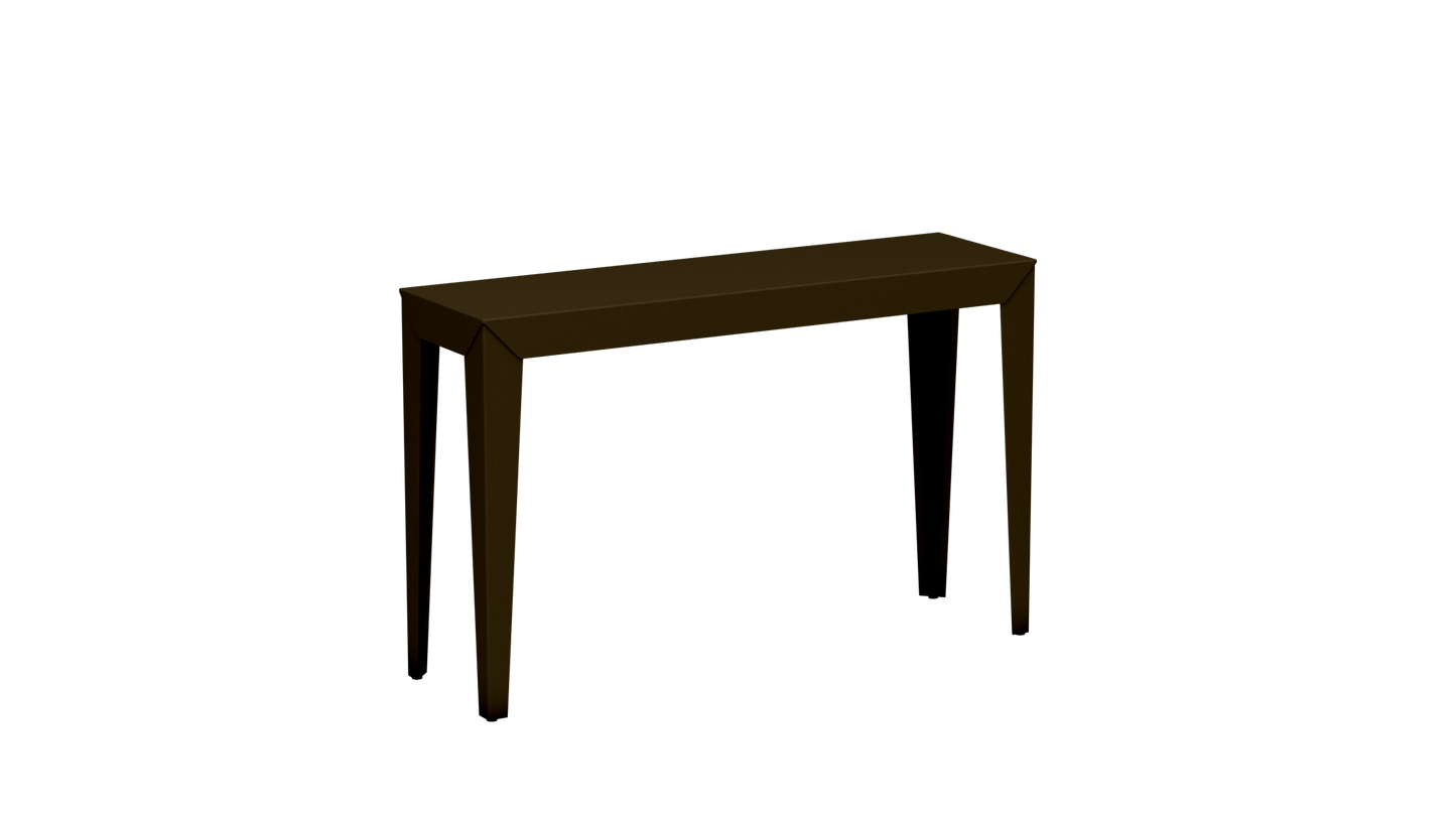 Console rectangulaire en aluminium 120cm Zef - MATIERE GRISE - La Maison MilanaiseBronze 181Fuselés