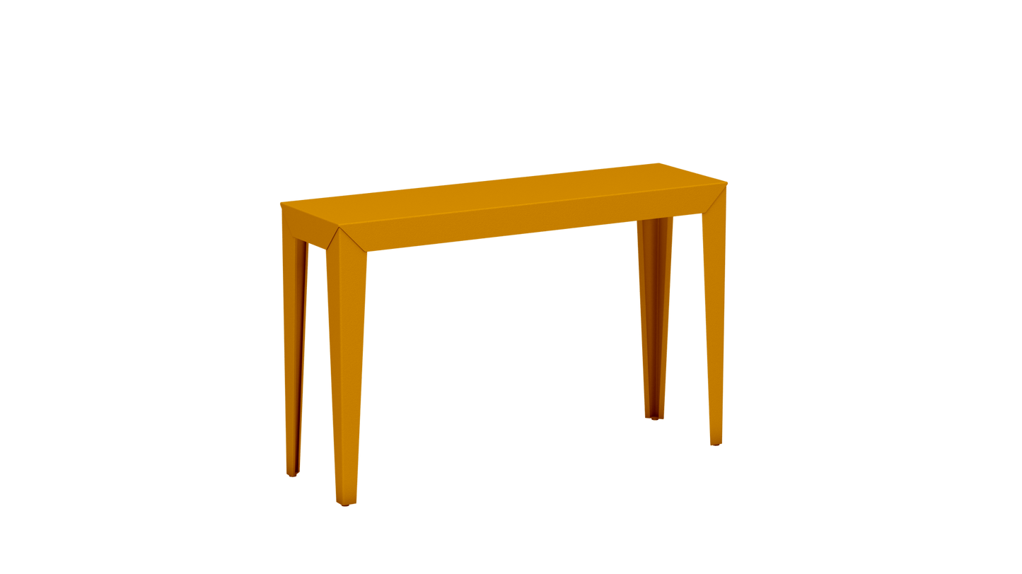 Console rectangulaire en aluminium 120cm Zef - MATIERE GRISE - La Maison MilanaiseSafran 131Fuselés