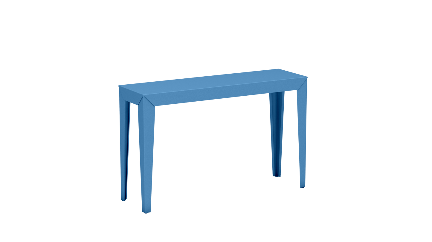Console rectangulaire en aluminium 120cm Zef - MATIERE GRISE - La Maison MilanaiseAzur 111Fuselés