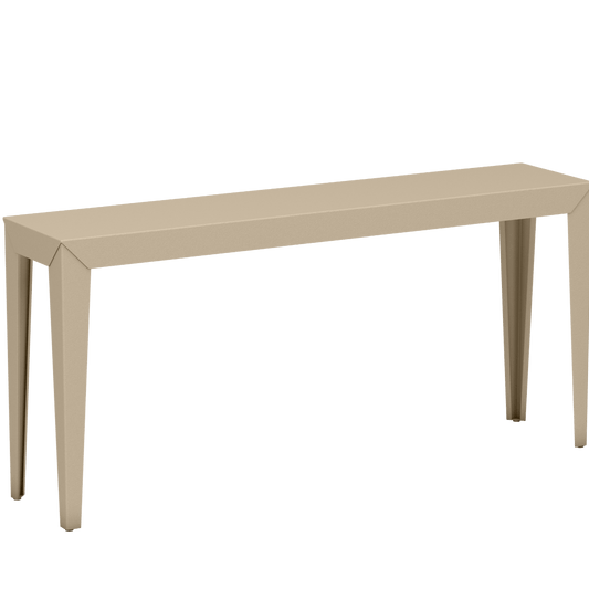 Console rectangulaire en aluminium 160cm Zef - MATIERE GRISE - La Maison MilanaiseCrème 190Fuselés