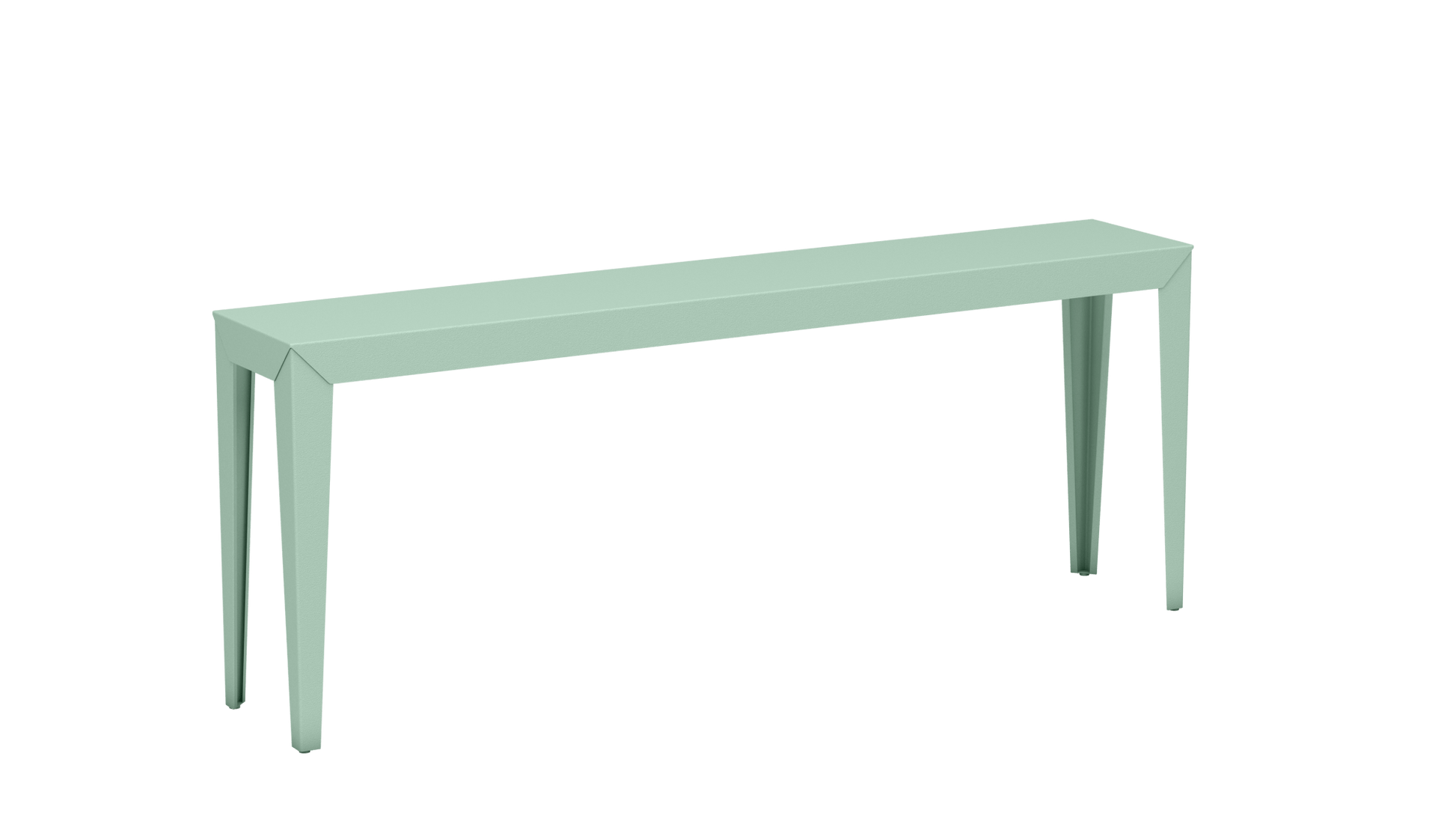 Console rectangulaire en aluminium 195cm Zef - MATIERE GRISE - La Maison MilanaiseNoir mat 031Fuselés