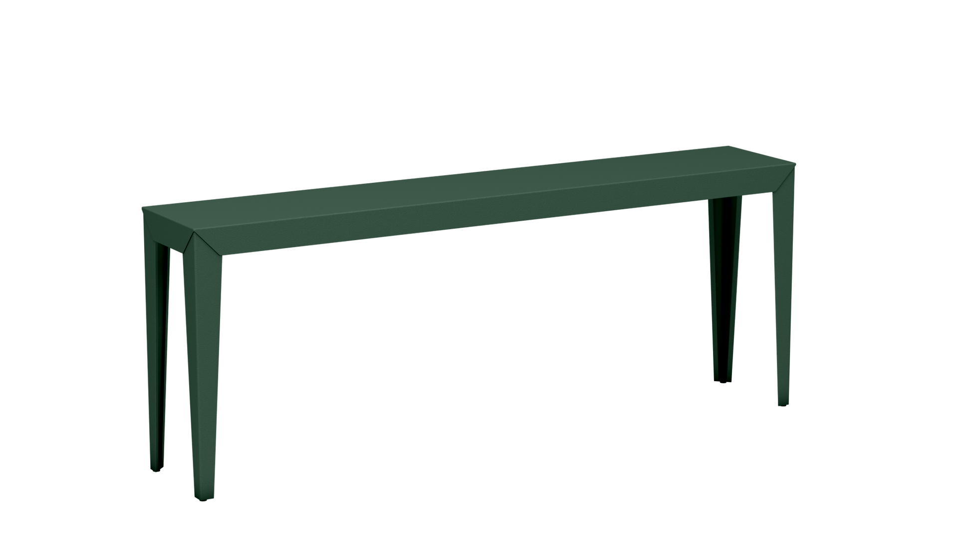Console rectangulaire en aluminium 195cm Zef - MATIERE GRISE - La Maison MilanaiseNoir mat 031Fuselés