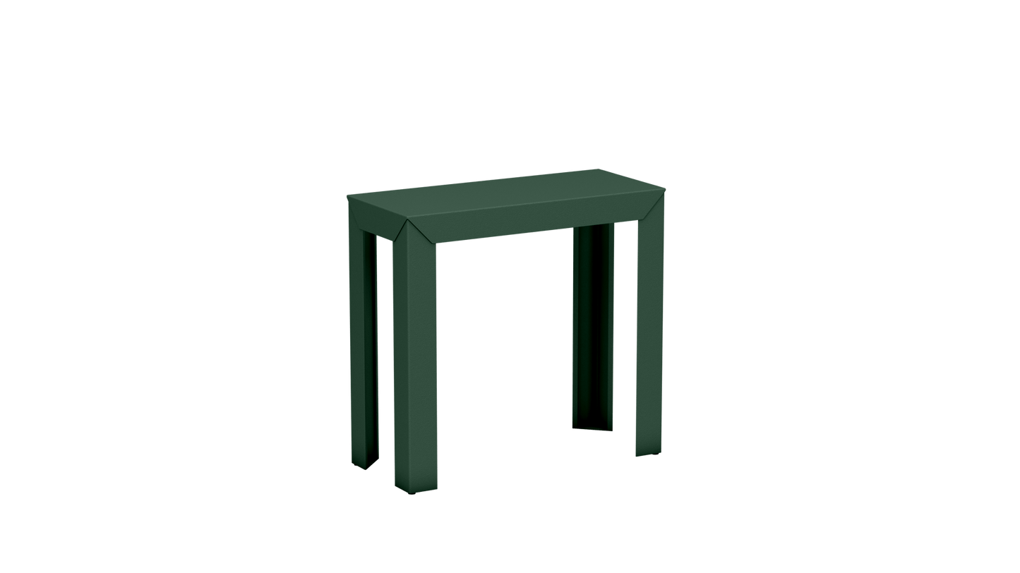 Console rectangulaire en aluminium 80cm Zef - MATIERE GRISE - La Maison MilanaiseCONSOLEZEF80X35x75intOlive 121Droits