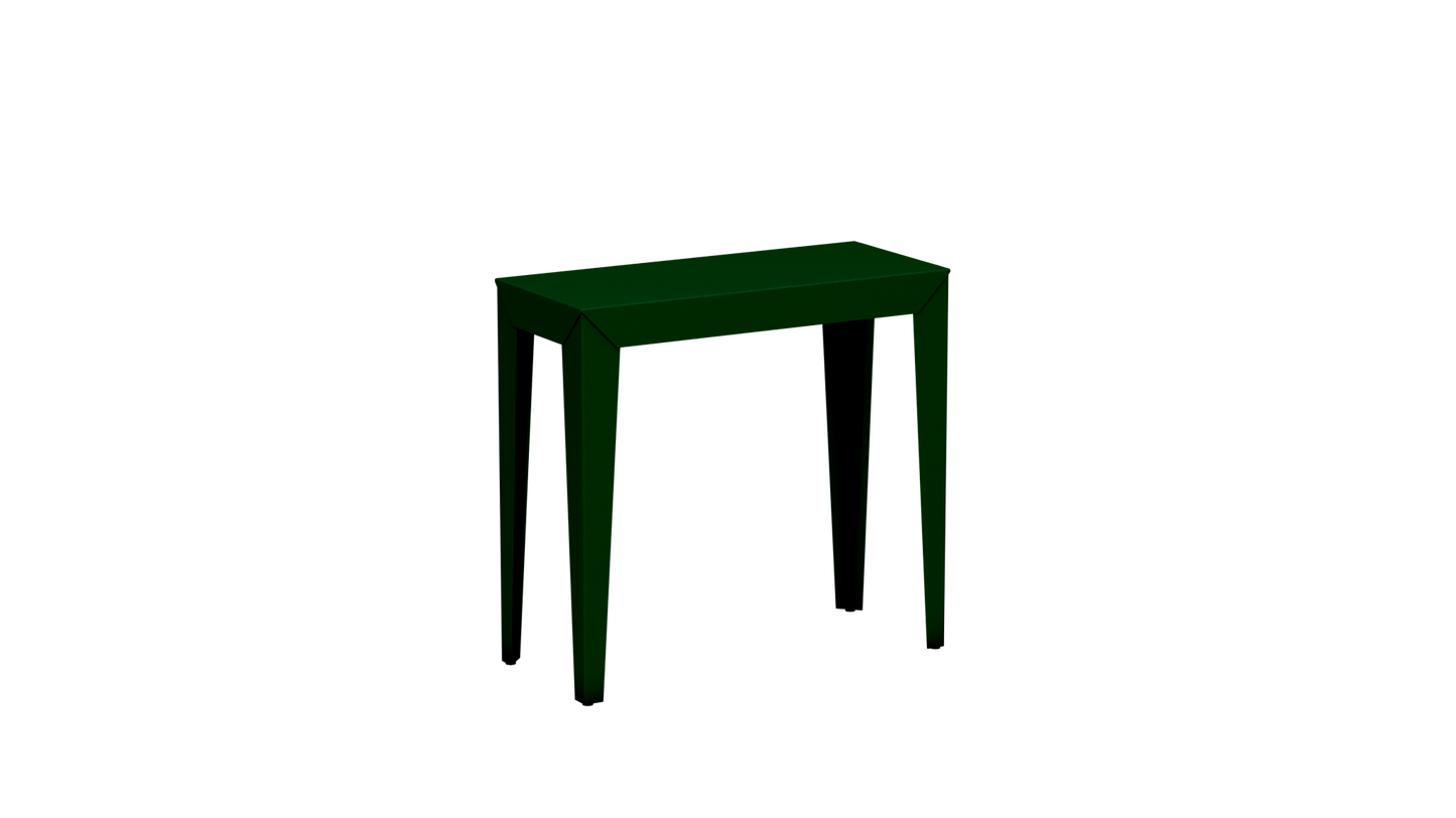 Console rectangulaire en aluminium 80cm Zef - MATIERE GRISE - La Maison MilanaiseCONSOLEZEF80X35x75intCanopée 124Fuselés