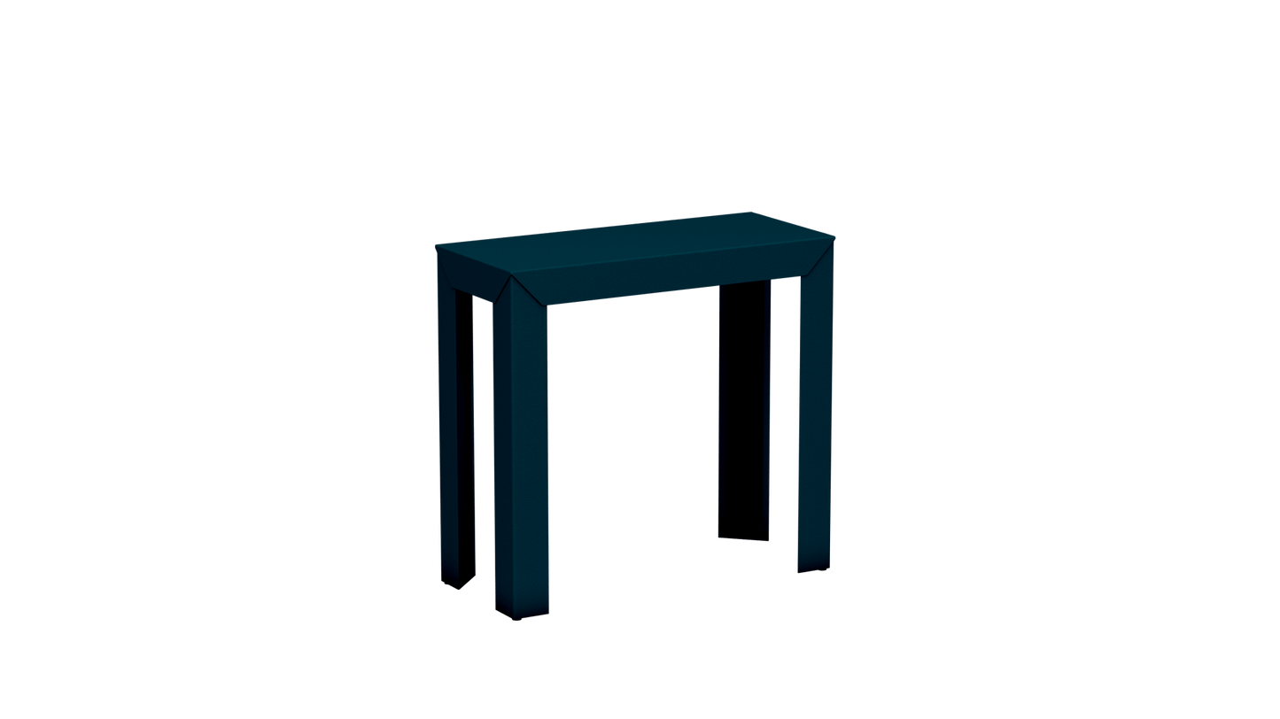Console rectangulaire en aluminium 80cm Zef - MATIERE GRISE - La Maison MilanaiseCONSOLEZEF80X35x75intCanard 115Droits