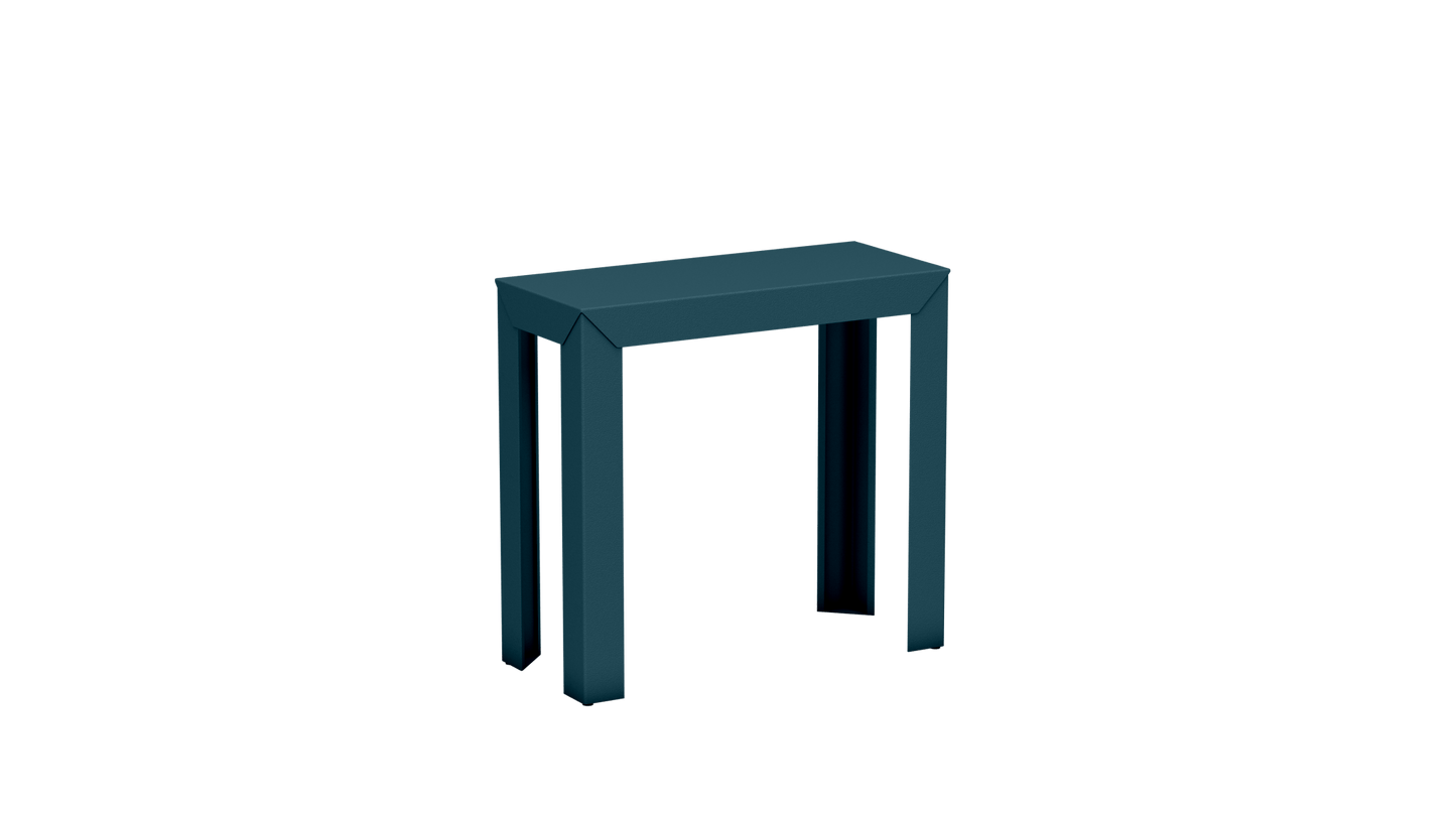 Console rectangulaire en aluminium 80cm Zef - MATIERE GRISE - La Maison MilanaiseCONSOLEZEF80X35x75intHoule 116Droits