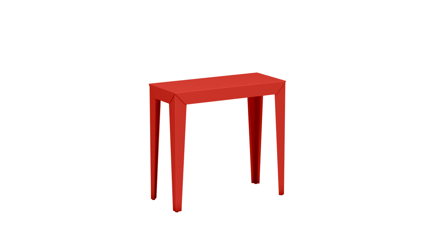 Console rectangulaire en aluminium 80cm Zef - MATIERE GRISE - La Maison MilanaiseCONSOLEZEF80X35x75intPêche 143Fuselés