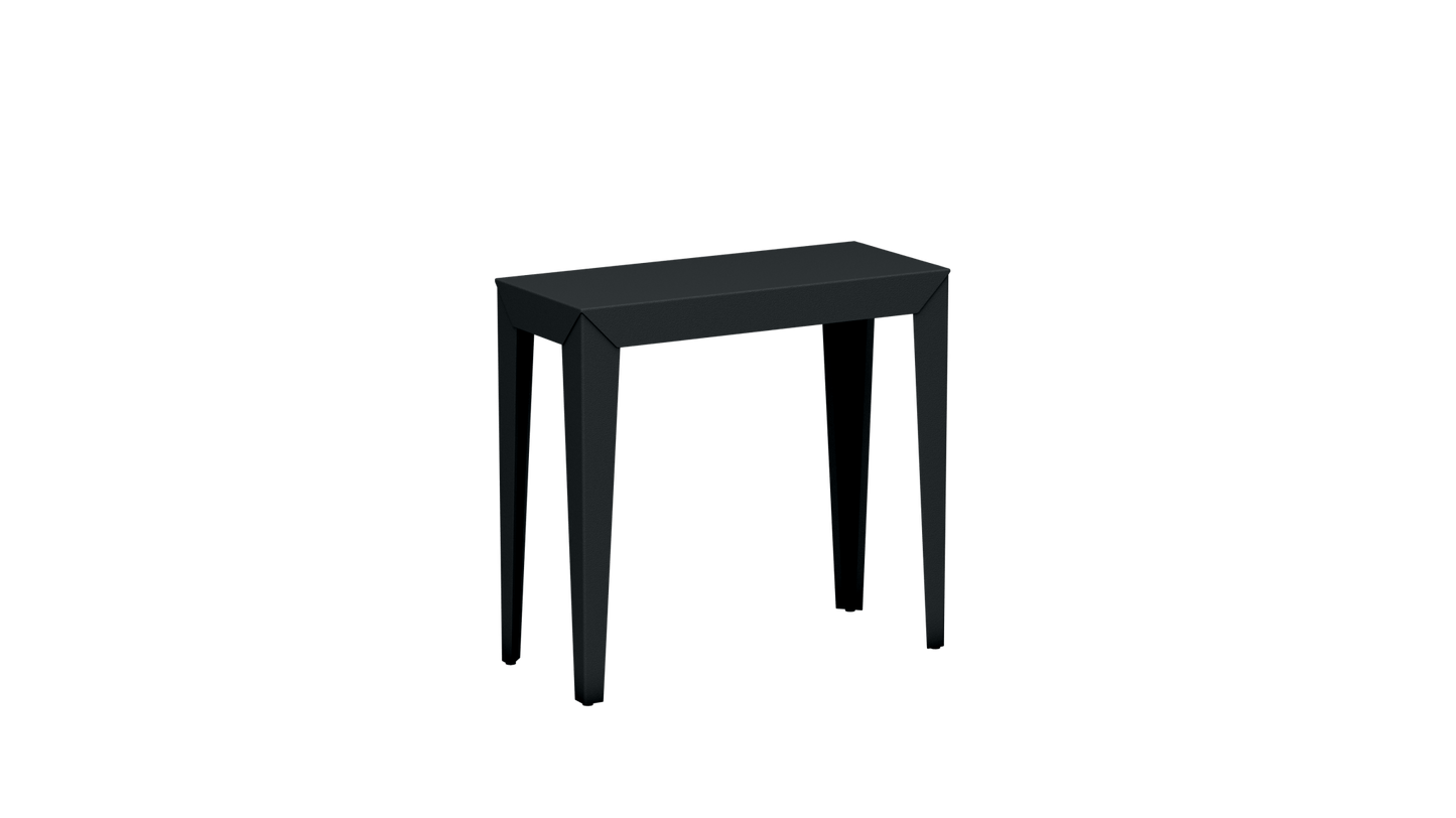Console rectangulaire en aluminium 80cm Zef - MATIERE GRISE - La Maison MilanaiseCONSOLEZEF80X35x75intAnthracite 222Fuselés